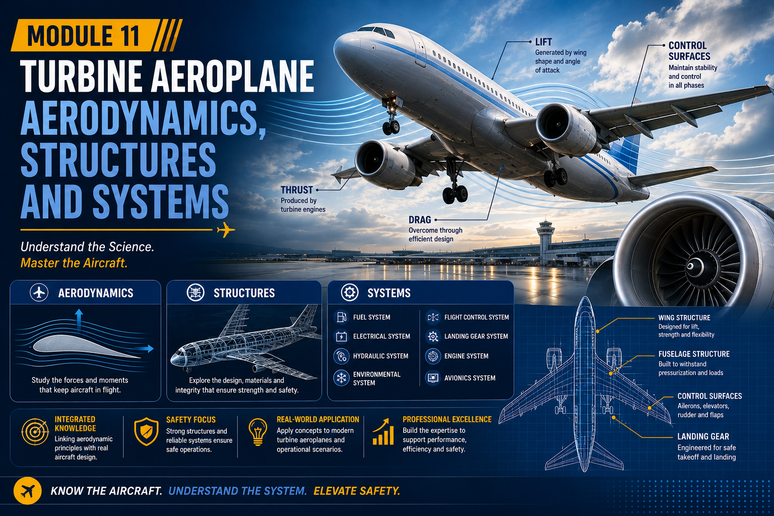 Module 11 – Turbine Aeroplane Aerodynamics, Structures and Systems