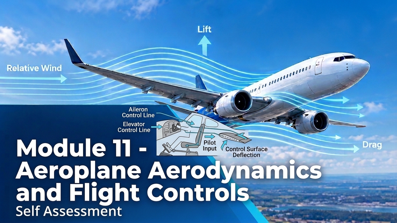 Module 11: Aeroplane Aerodynamics and Flight Controls – Self-Assessment