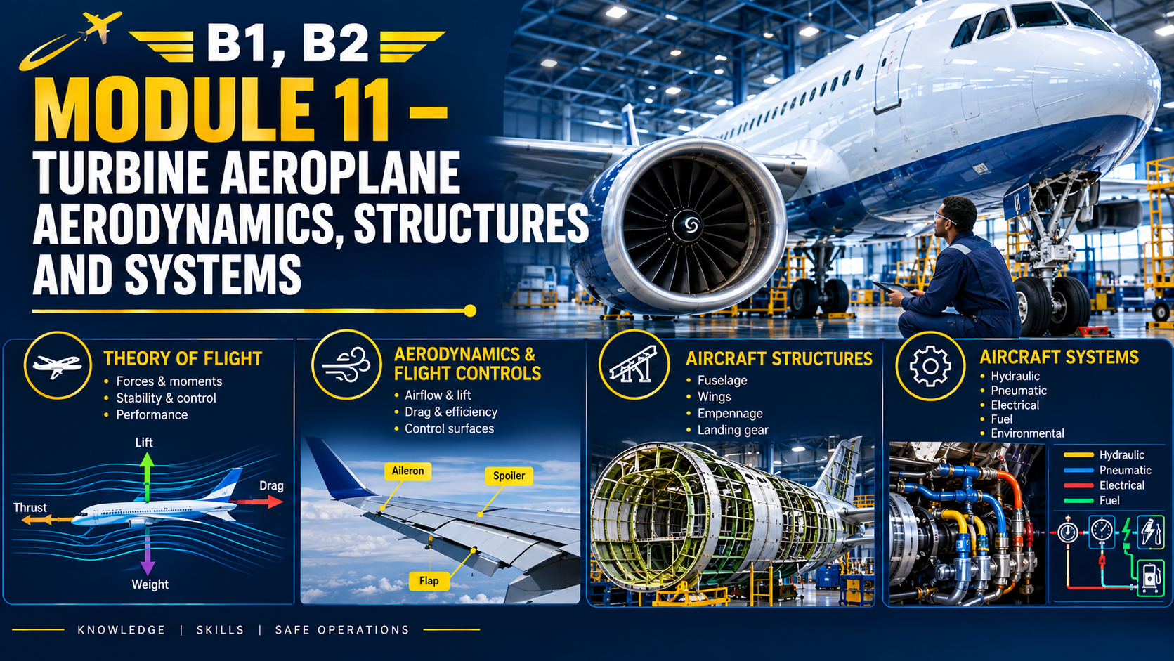 Module 11 – Aeroplane Aerodynamics and Flight Controls